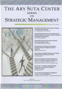 Image of Jurnal The Ary Suta Center Series on Strategic Management (LSPR Sudirman Park)